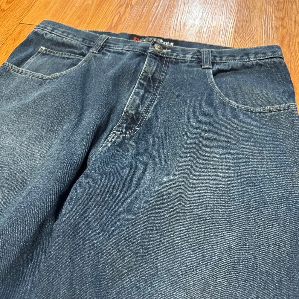 SouthPole Men's Jeans Size 38 Baggy Y2K Skater Wide Leg Blue